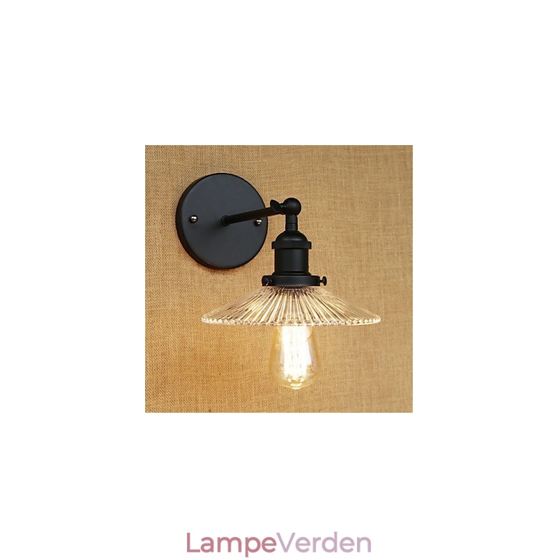 Country Retro Painting Feature til Mini Style Øjenbeskyttelse Ambient Light Wall Sconces