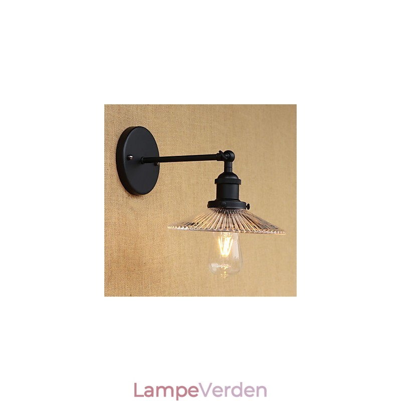 Country Retro Painting Feature til Mini Style Øjenbeskyttelse Ambient Light Wall Sconces