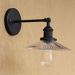 Country Retro Painting Feature til Mini Style Øjenbeskyttelse Ambient Light Wall Sconces