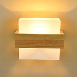 Novelty Country Feature for Mini Style Øjenbeskyttelse Omgivelseslys Sconces Natlampe ved sengekanten Kreativ Balkon Væglampe