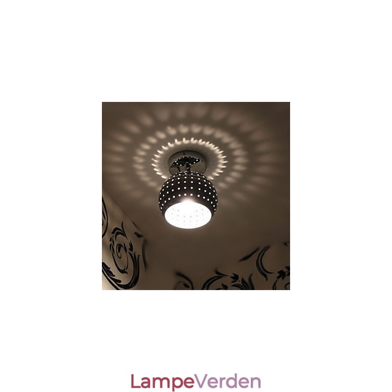 Kreativ porøs kugle æstetisk refleksion Absorber kuppellys smedejernslampe