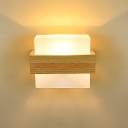 Novelty Country Feature for Mini Style Øjenbeskyttelse Omgivelseslys Sconces Natlampe ved sengekanten Kreativ Balkon Væglampe