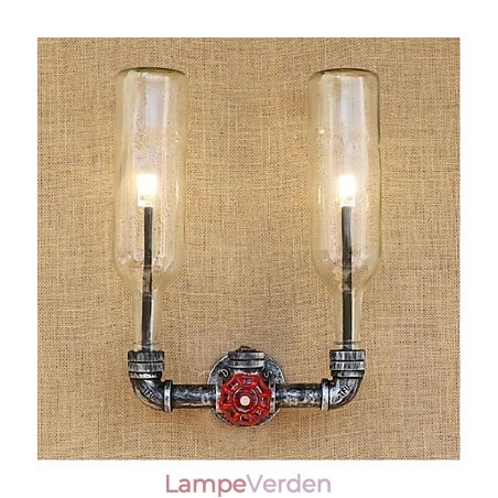 Retro industriel vindafbryder Vandflaske Væglampe Væglampe Retro industriel vindafbryder Vandflaske Væglampe Væglampe