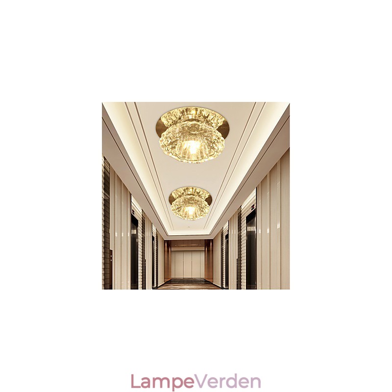 Energibesparende Moderne Loftslampe Krystal Loftslys Down pære Lampe