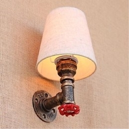 Rustik Lodge Messing Funktion til Ambient Light Wall Sconces Wall Light