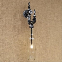 Rustik Lodge Silver Feature til Ambient Light Wall Sconces Wall Light