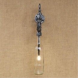 Rustik Lodge Silver Feature til Ambient Light Wall Sconces Wall Light