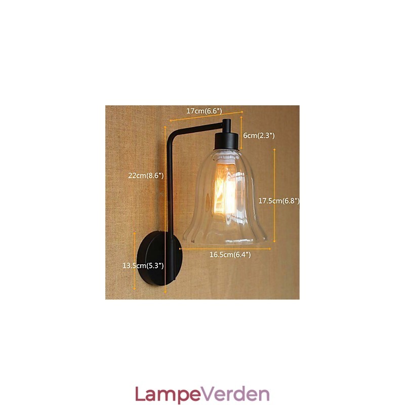 Rustik Lodge Country Black Oxide Finish Funktion til svingarm omgivende lys