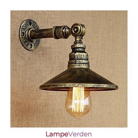 Industristil Nordisk Vandrør Væglampe Væglampe Industristil Nordisk Vandrør Væglampe Væglampe