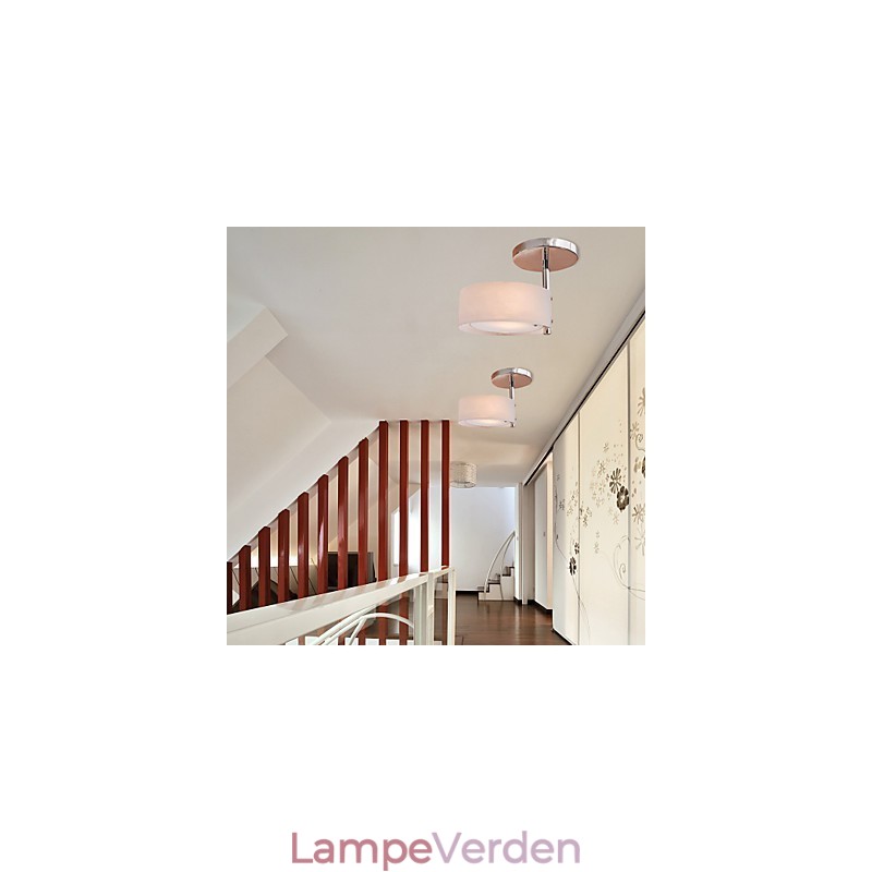 Moderne moderne mini stil krom metal lysekrone Flush Mount Garage