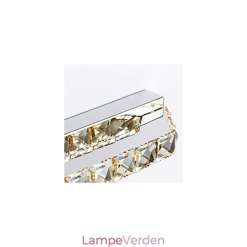 Lang højkvalitets spejllampe Badeværelseslamper Metal og krystal væglampe