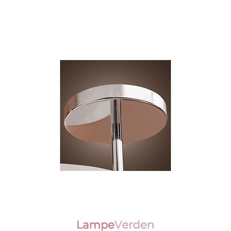 Moderne moderne mini stil krom metal lysekrone Flush Mount Garage