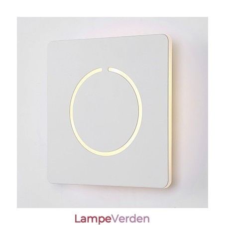 Integreret moderne moderne maleri-funktion til væglamper med omgivende lys