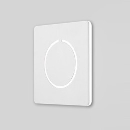 Integreret moderne moderne maleri-funktion til væglamper med omgivende lys