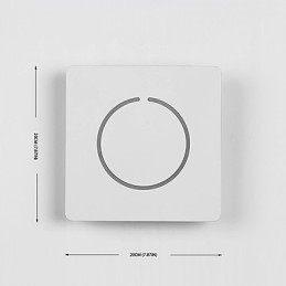 Integreret moderne moderne maleri-funktion til væglamper med omgivende lys