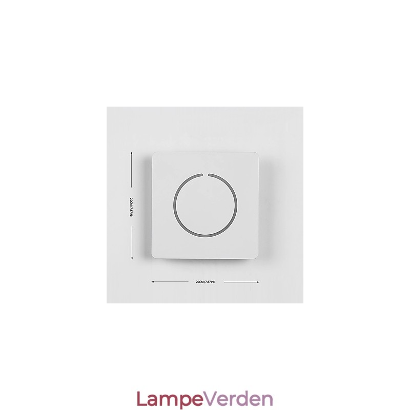 Integreret moderne moderne maleri-funktion til væglamper med omgivende lys