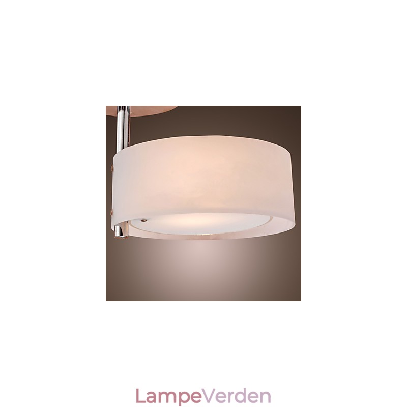 Moderne moderne mini stil krom metal lysekrone Flush Mount Garage