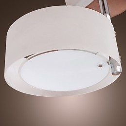 Moderne moderne mini stil krom metal lysekrone Flush Mount Garage