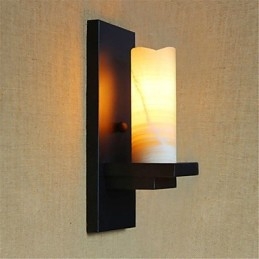 Country Retro Painting Funktion til øjenbeskyttelse Ambient Light Wall Sconces Wall Light