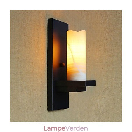 Country Retro Painting Funktion til øjenbeskyttelse Ambient Light Wall Sconces Wall Light