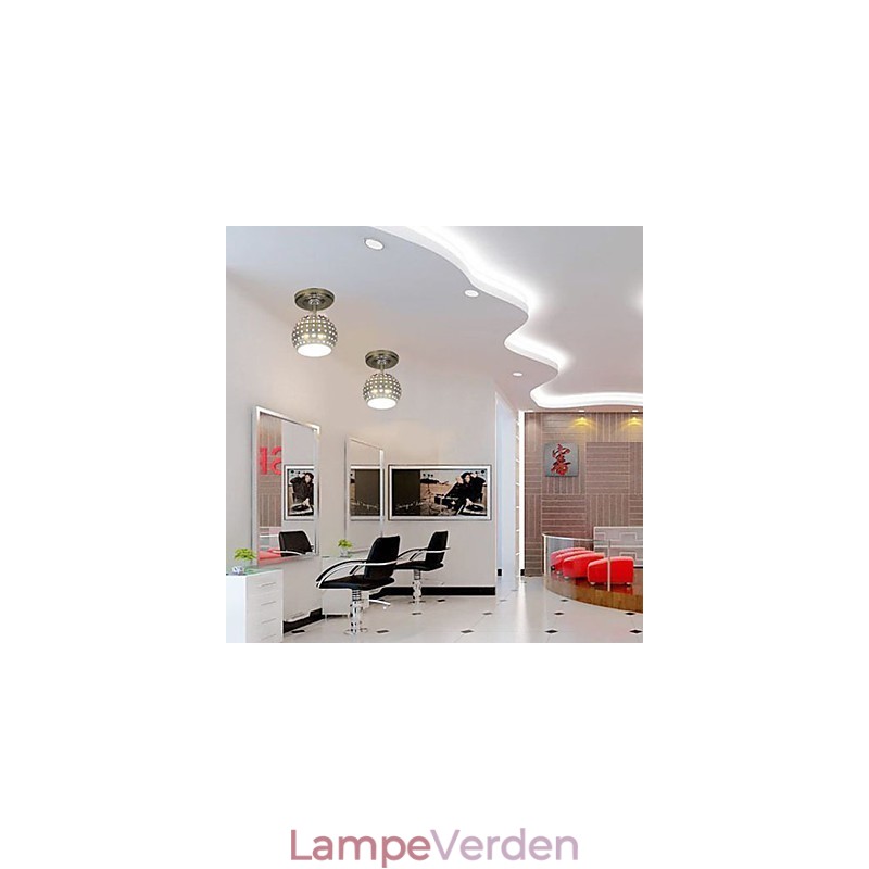 Moderne moderne mini stil galvaniseret metal Flush Mount