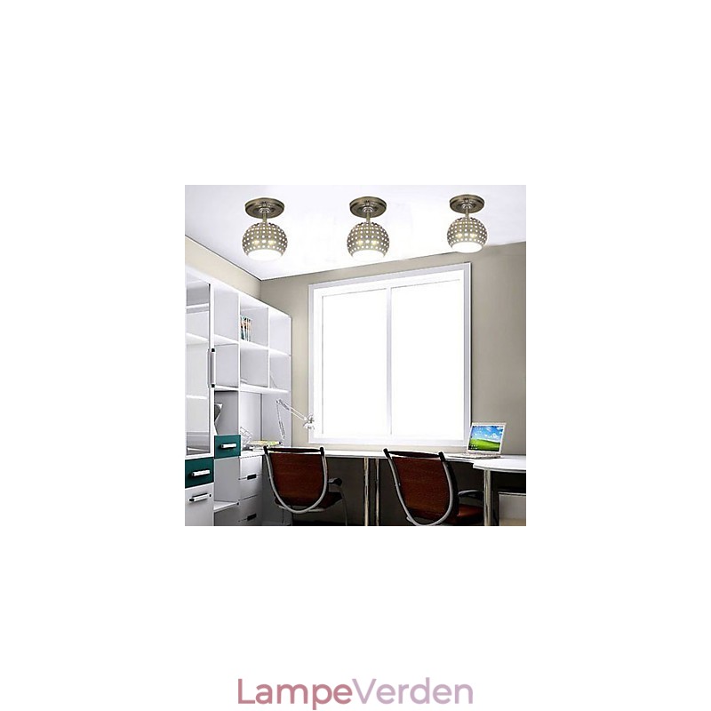 Moderne moderne mini stil galvaniseret metal Flush Mount