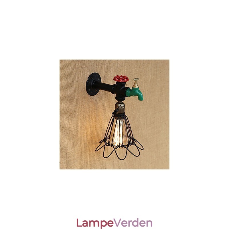 Country Retro Painting Feature for Mini Style Ambient Light Wall Sconces Wall Light