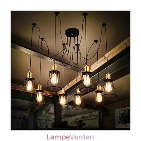Landedesignere maler metal lysekrone Landedesignere maler metal lysekrone