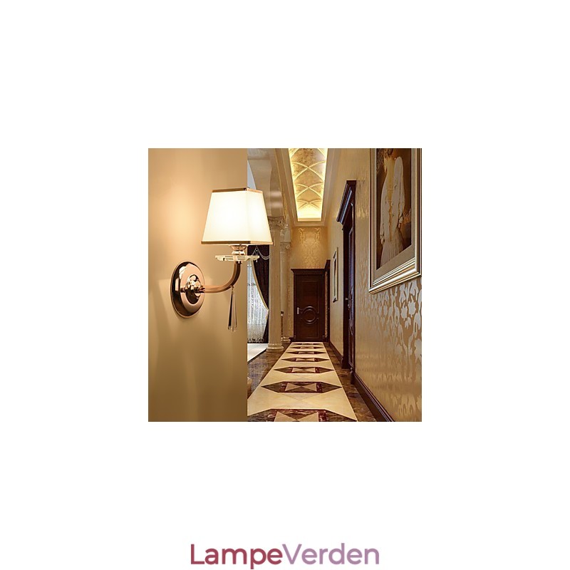 Moderne moderne galvaniseret funktion til Crystal Ambient Light Wall Sconces Wall Light