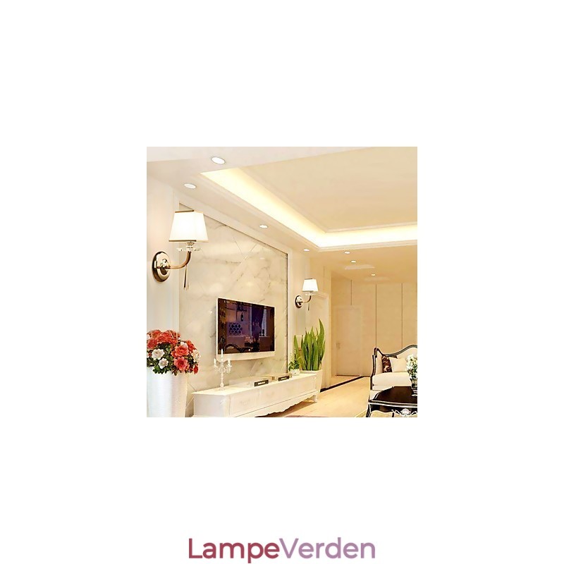 Moderne moderne galvaniseret funktion til Crystal Ambient Light Wall Sconces Wall Light