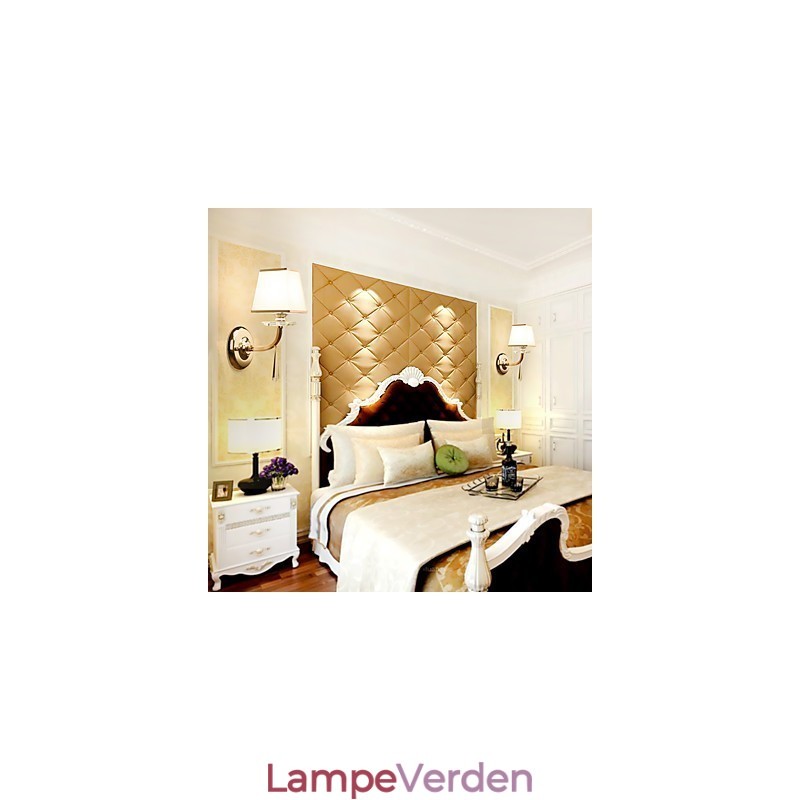 Moderne moderne galvaniseret funktion til Crystal Ambient Light Wall Sconces Wall Light