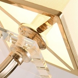 Moderne moderne galvaniseret funktion til Crystal Ambient Light Wall Sconces Wall Light