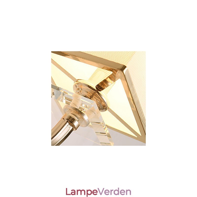 Moderne moderne galvaniseret funktion til Crystal Ambient Light Wall Sconces Wall Light