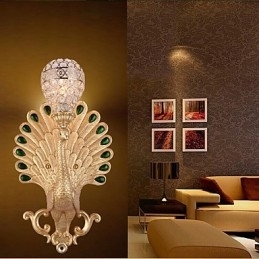Rustik Lodge Moderne Moderne Traditionel Klassisk Maleri Funktion til Crystal Mini Style Ambient