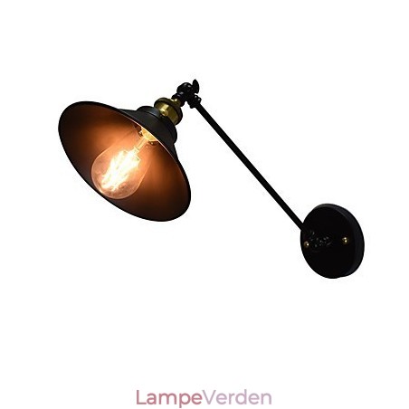 Buzz Wall Jern Væglampe Stum Sort Lyssværd Lampe På Væg Buzz Wall Jern Væglampe Stum Sort Lyssværd Lampe På Væg