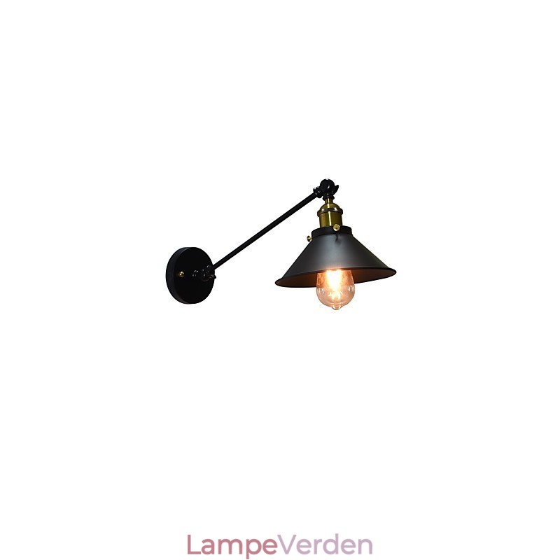 Buzz Wall Jern Væglampe Stum Sort Lyssværd Lampe På Væg