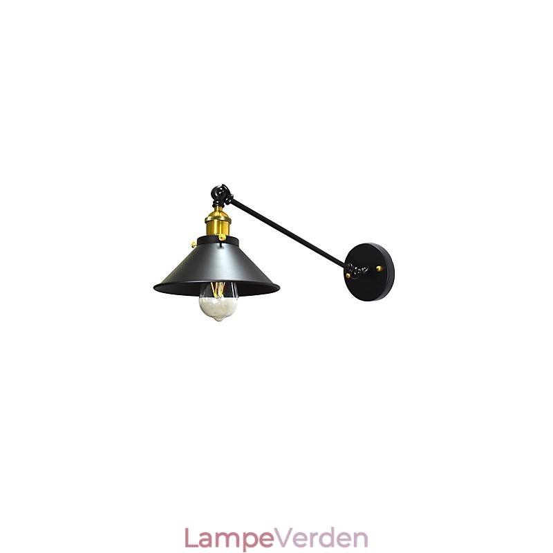 Buzz Wall Jern Væglampe Stum Sort Lyssværd Lampe På Væg
