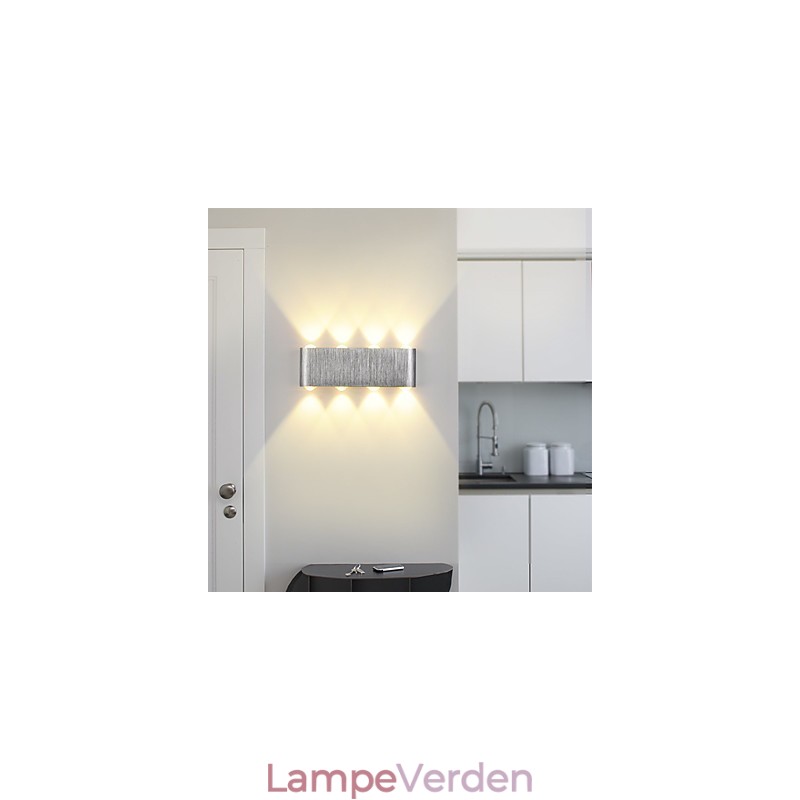 Moderne lys aluminium Flush Mount væglampe integreret