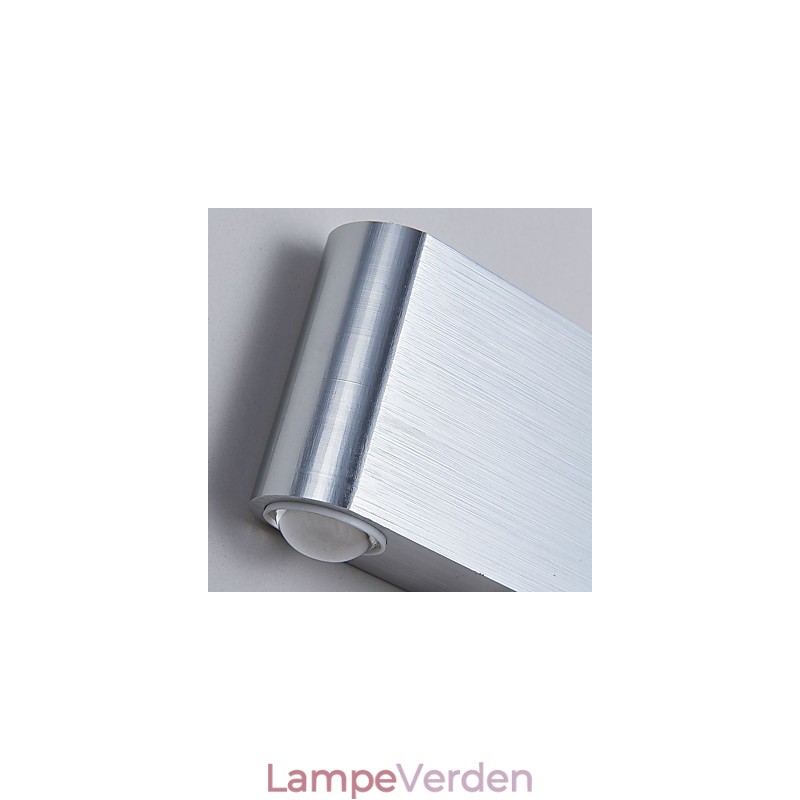 Moderne lys aluminium Flush Mount væglampe integreret