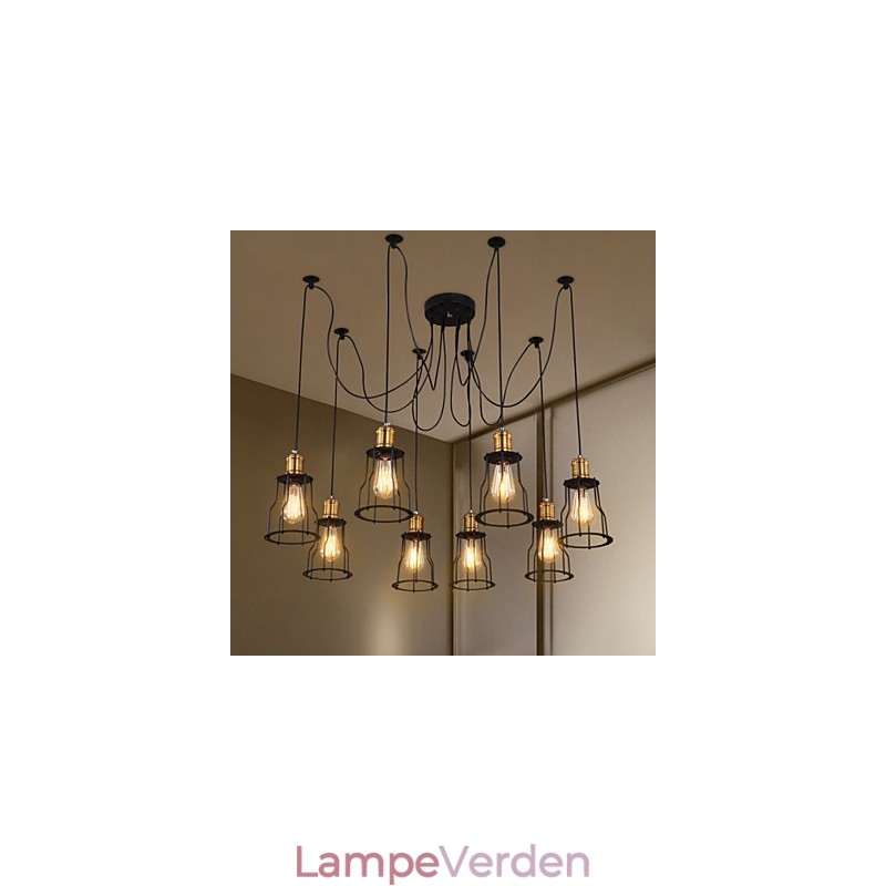 Landedesignere maler metal lysekrone