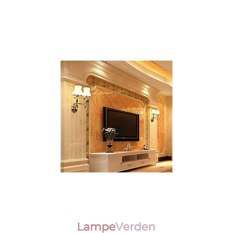 Moderne moderne galvaniseret funktion til Crystal Ambient Light Wall Sconces Wall Light