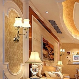 Moderne moderne galvaniseret funktion til Crystal Ambient Light Wall Sconces Wall Light