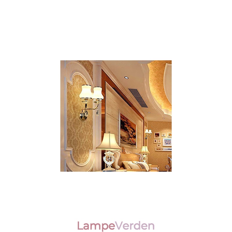Moderne moderne galvaniseret funktion til Crystal Ambient Light Wall Sconces Wall Light