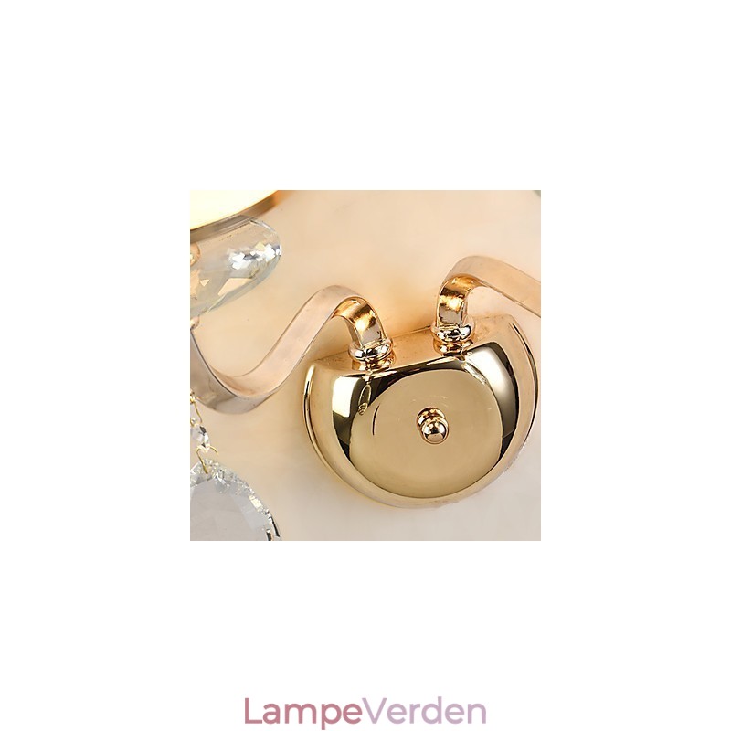 Moderne moderne galvaniseret funktion til Crystal Ambient Light Wall Sconces Wall Light