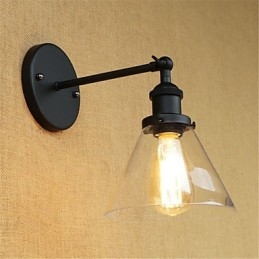 Country Retro galvaniseret funktion til Mini Style Øjenbeskyttelse Ambient Light Wall Sconces