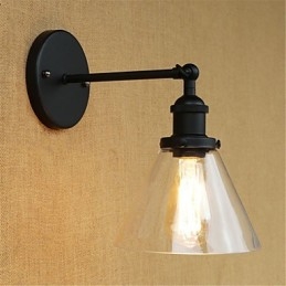 Country Retro galvaniseret funktion til Mini Style Øjenbeskyttelse Ambient Light Wall Sconces