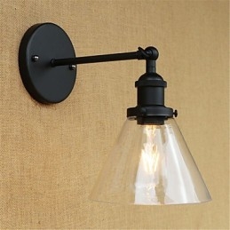 Country Retro galvaniseret funktion til Mini Style Øjenbeskyttelse Ambient Light Wall Sconces