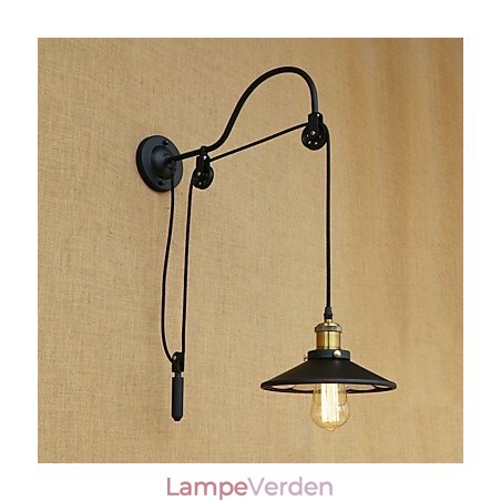 Country Retro Painting Feature for Justerbar løft Ambient Light Væglamper Væglampe Country Retro Painting Feature for Justerbar løft Ambient Light Væglamper Væglampe