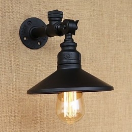Rustik Lodge Country Retro maleri funktion til Mini Style Ambient Light Wall Sconces Wall
