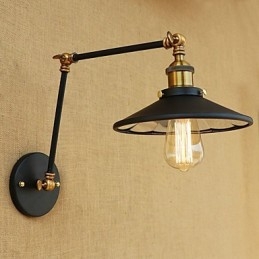 Rustik Lodge Country Retro galvaniseret funktion til Mini Style Swing Arm Ambient Light